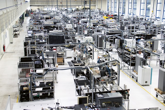 Produktionshalle Kontron Europe Augsburg